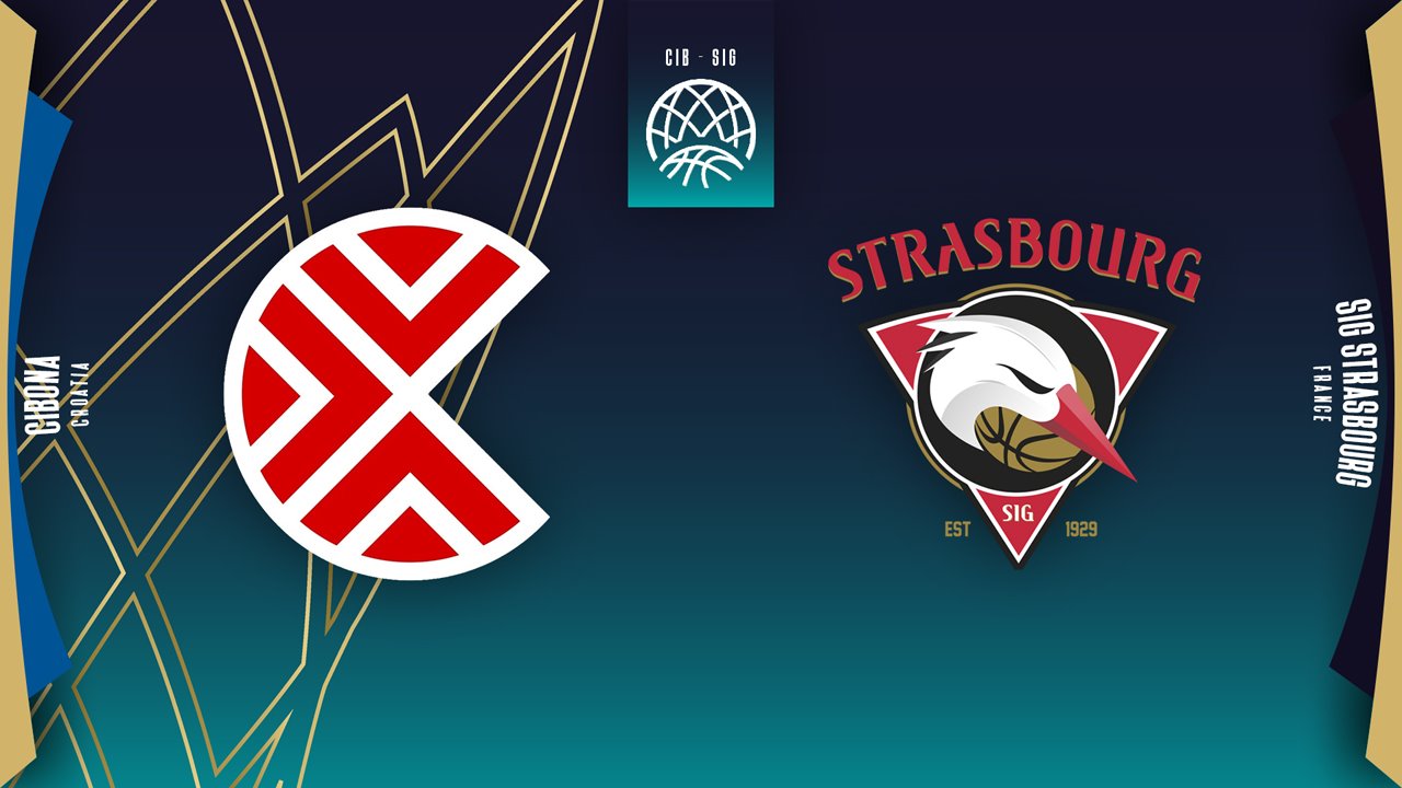 Cibona Zagreb vs Strasbourg poster
