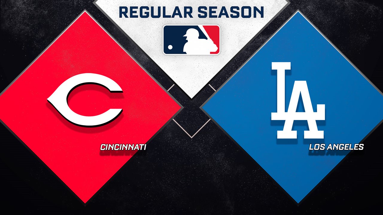 Cincinnati Reds vs Los Angeles Dodgers poster