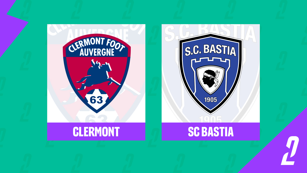 Clermont Foot vs Bastia poster