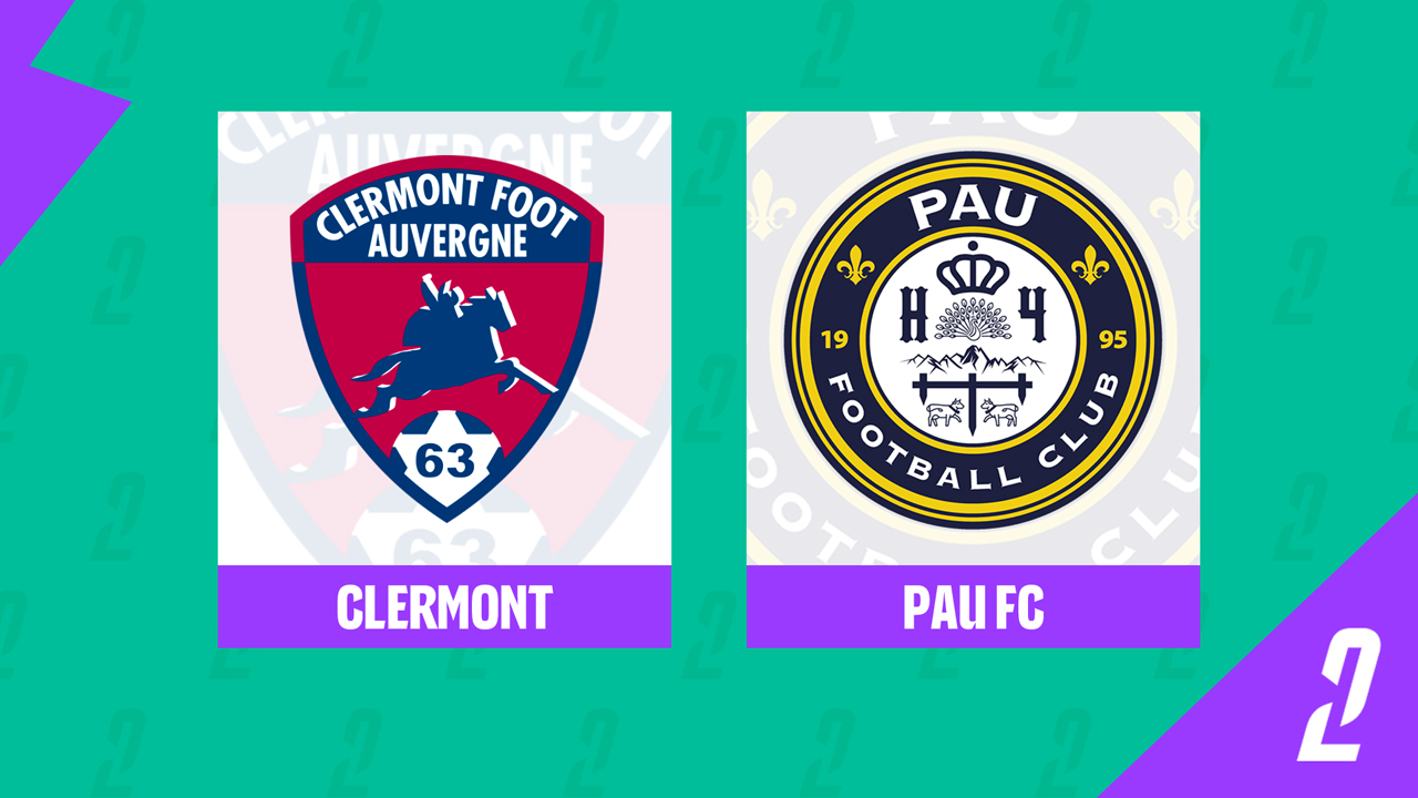 Clermont Foot vs Pau FC poster