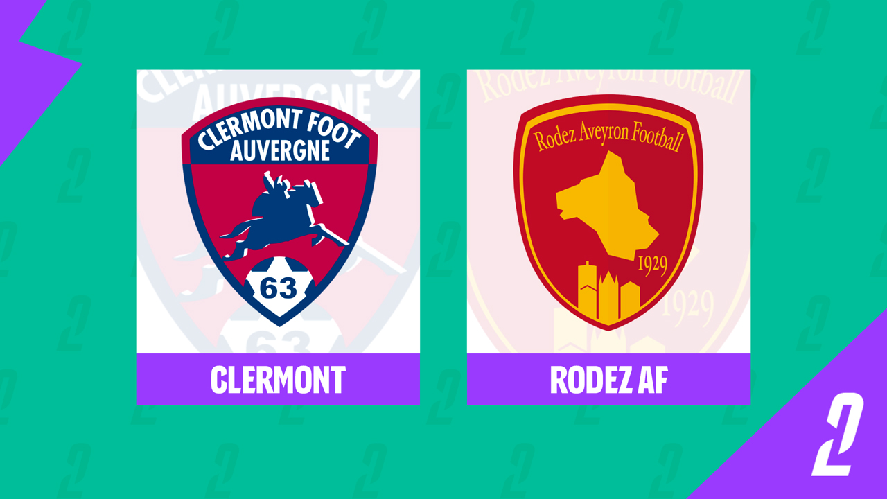 Clermont Foot vs Rodez poster