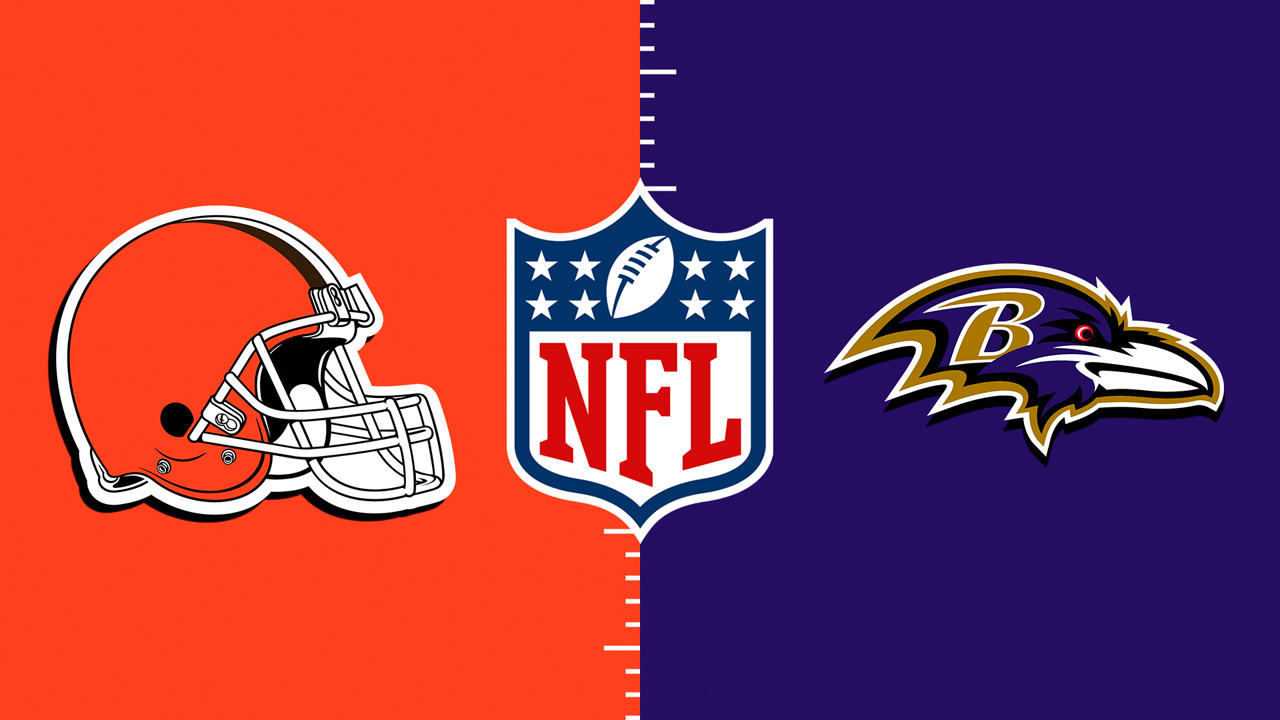 Cleveland Browns vs Baltimore Ravens poster