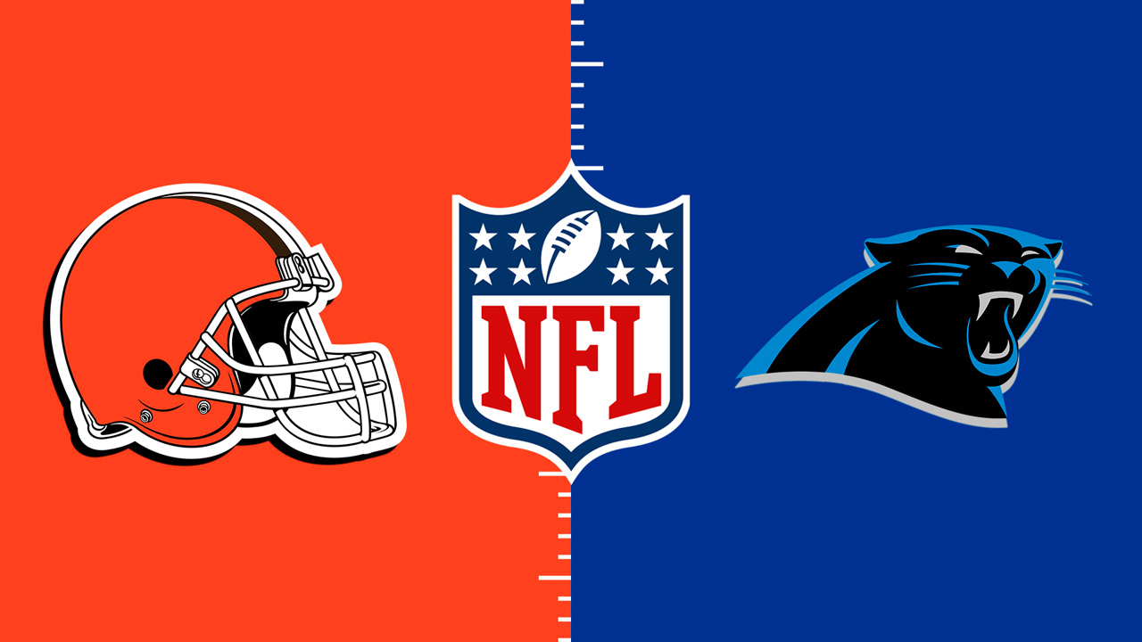Cleveland Browns vs Carolina Panthers poster