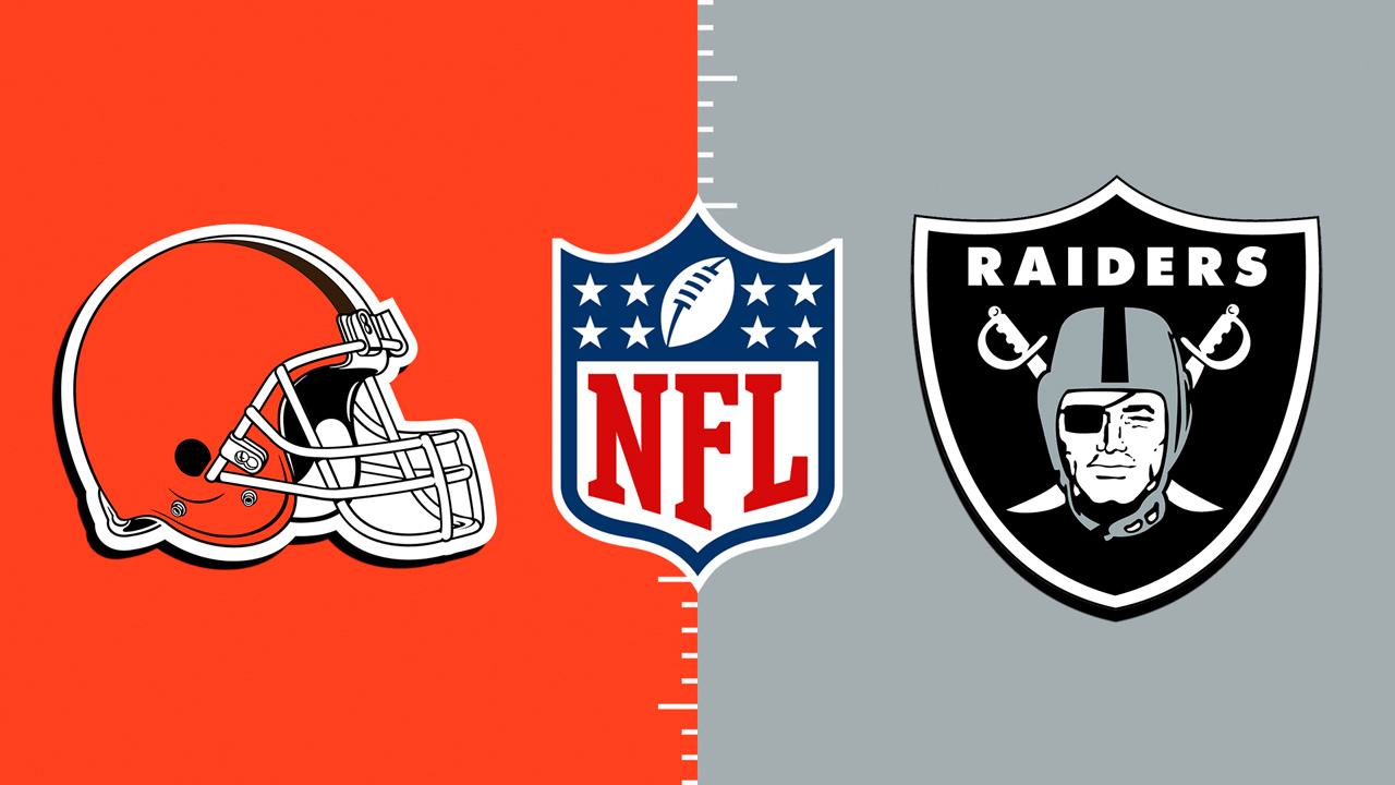 Cleveland Browns vs Las Vegas Raiders poster