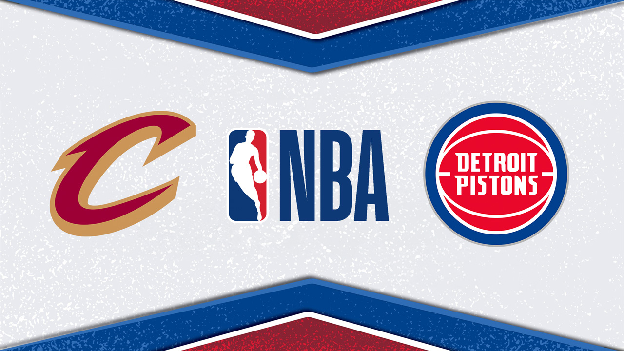 Cleveland Cavaliers vs Detroit Pistons poster