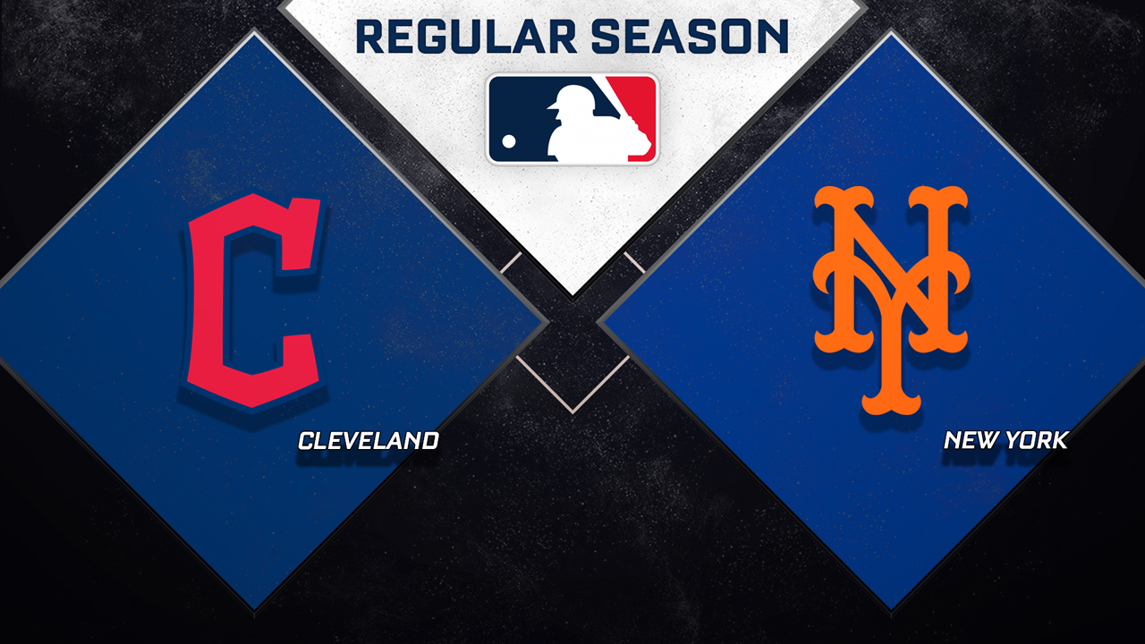Cleveland Guardians vs New York Mets poster