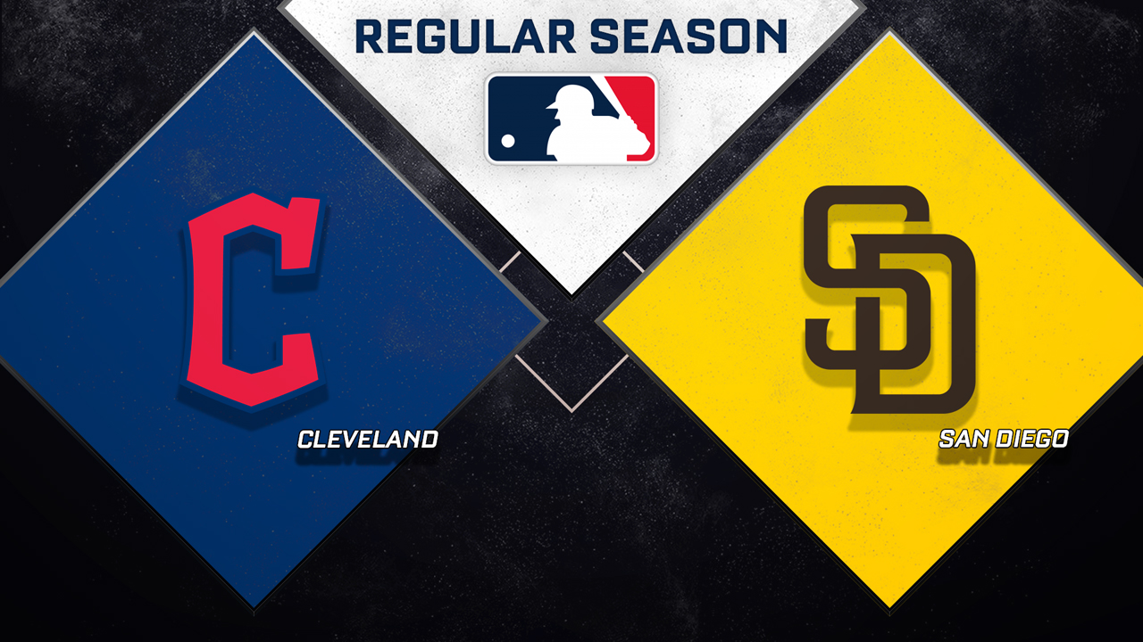 Cleveland Guardians vs San Diego Padres poster