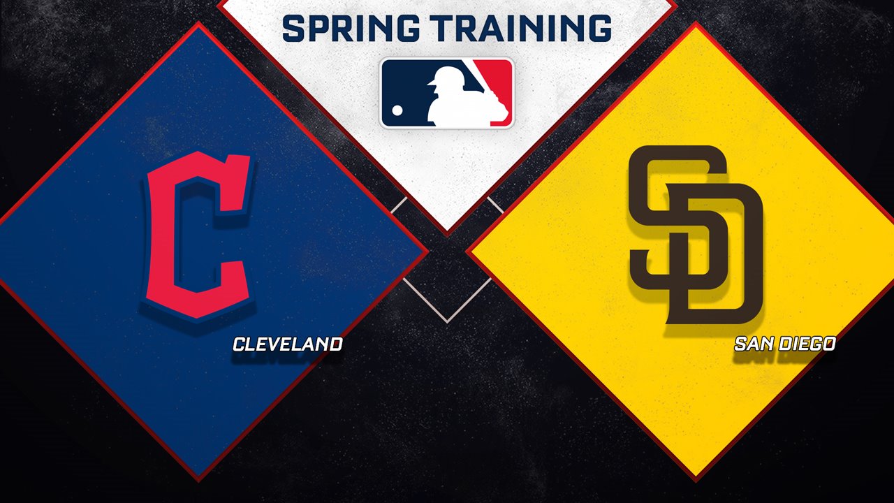 Cleveland Guardians vs San Diego Padres poster