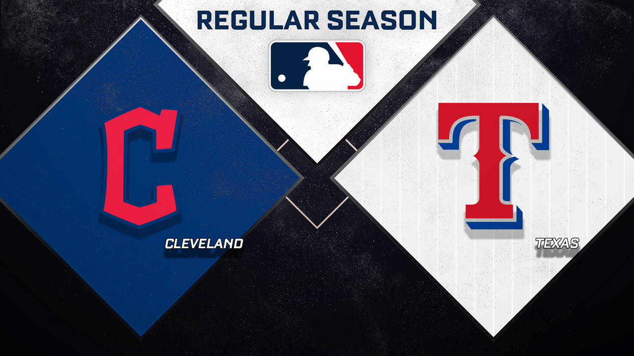 Cleveland Guardians vs Texas Rangers poster
