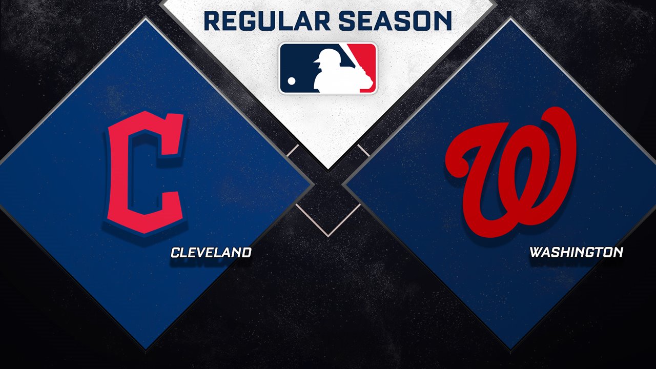 Cleveland Guardians vs Washington Nationals poster