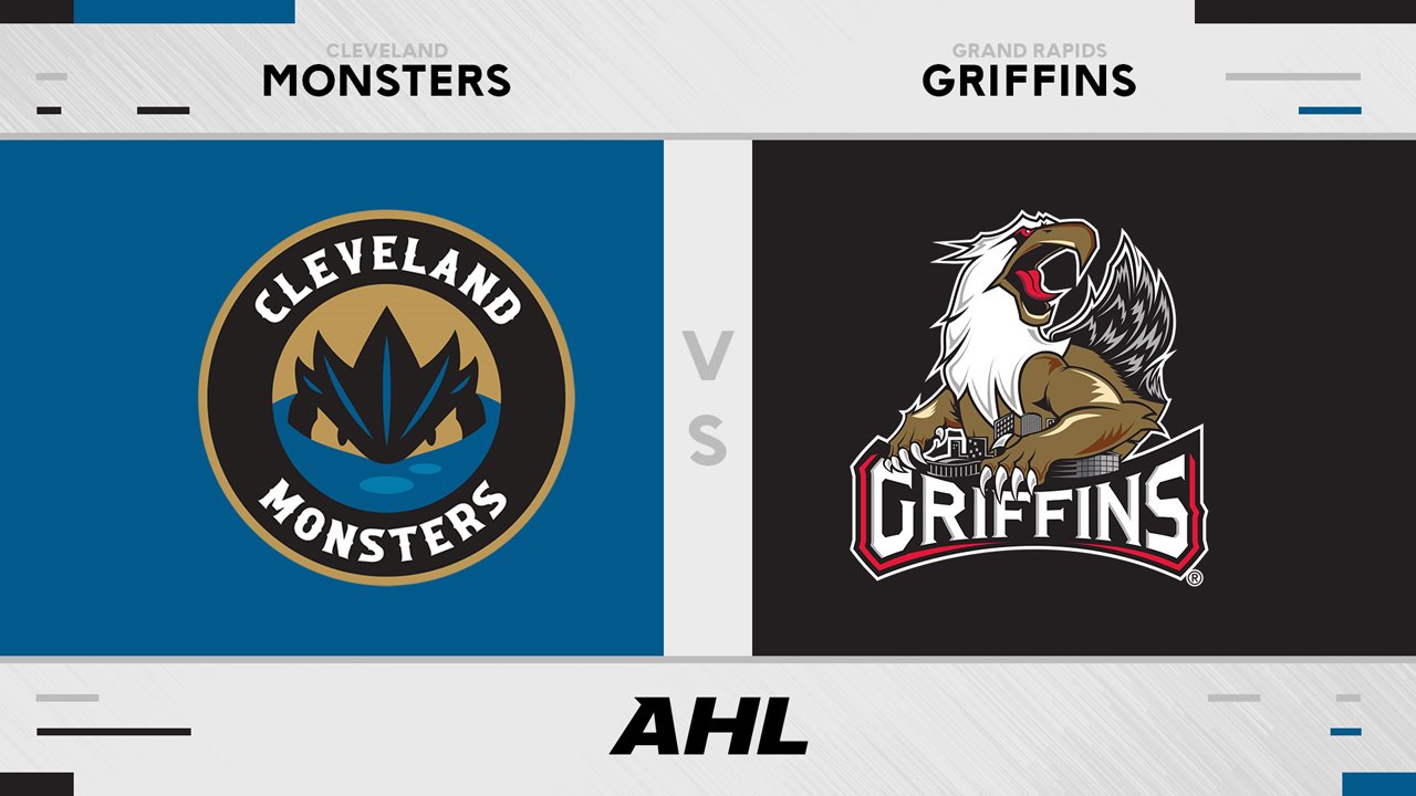 Cleveland Monsters vs Grand Rapids Griffins poster