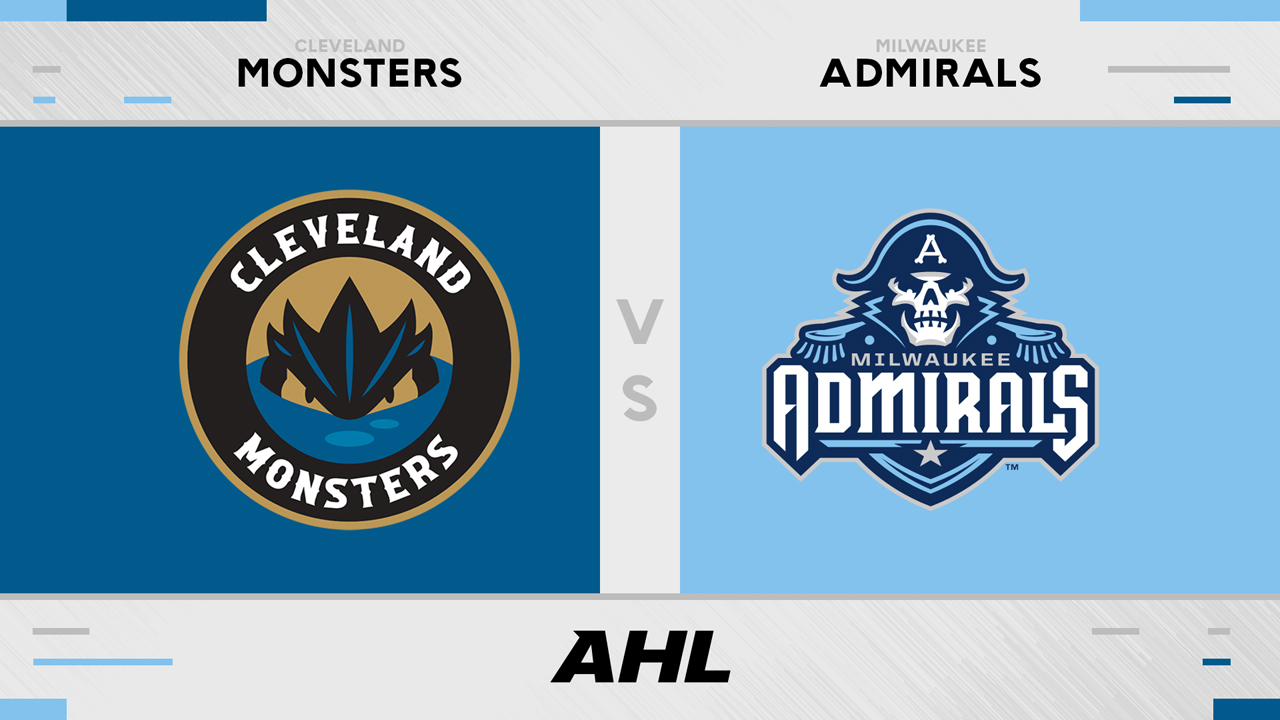 Cleveland Monsters vs Milwaukee Admirals poster