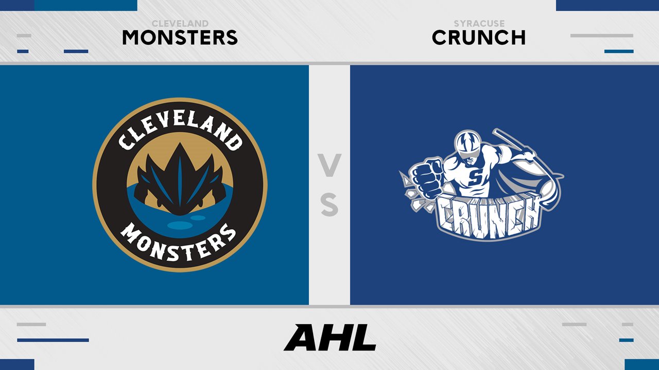 Cleveland Monsters vs Syracuse Crunch poster