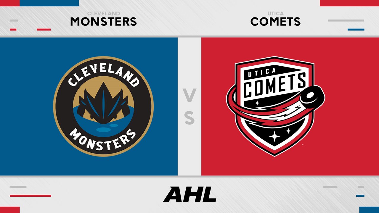 Cleveland Monsters vs Utica Comets poster