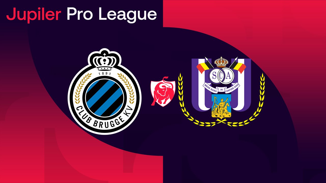 Club Brugge vs Anderlecht poster