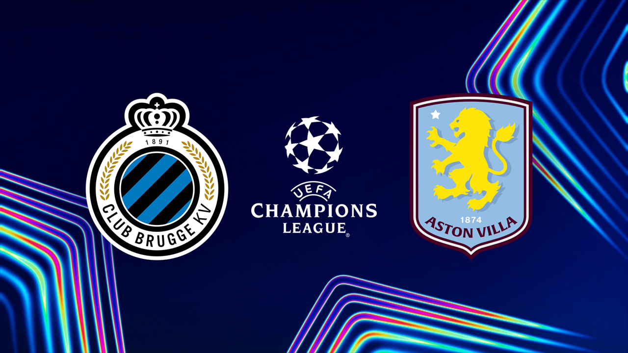 Club Brugge vs Aston Villa poster