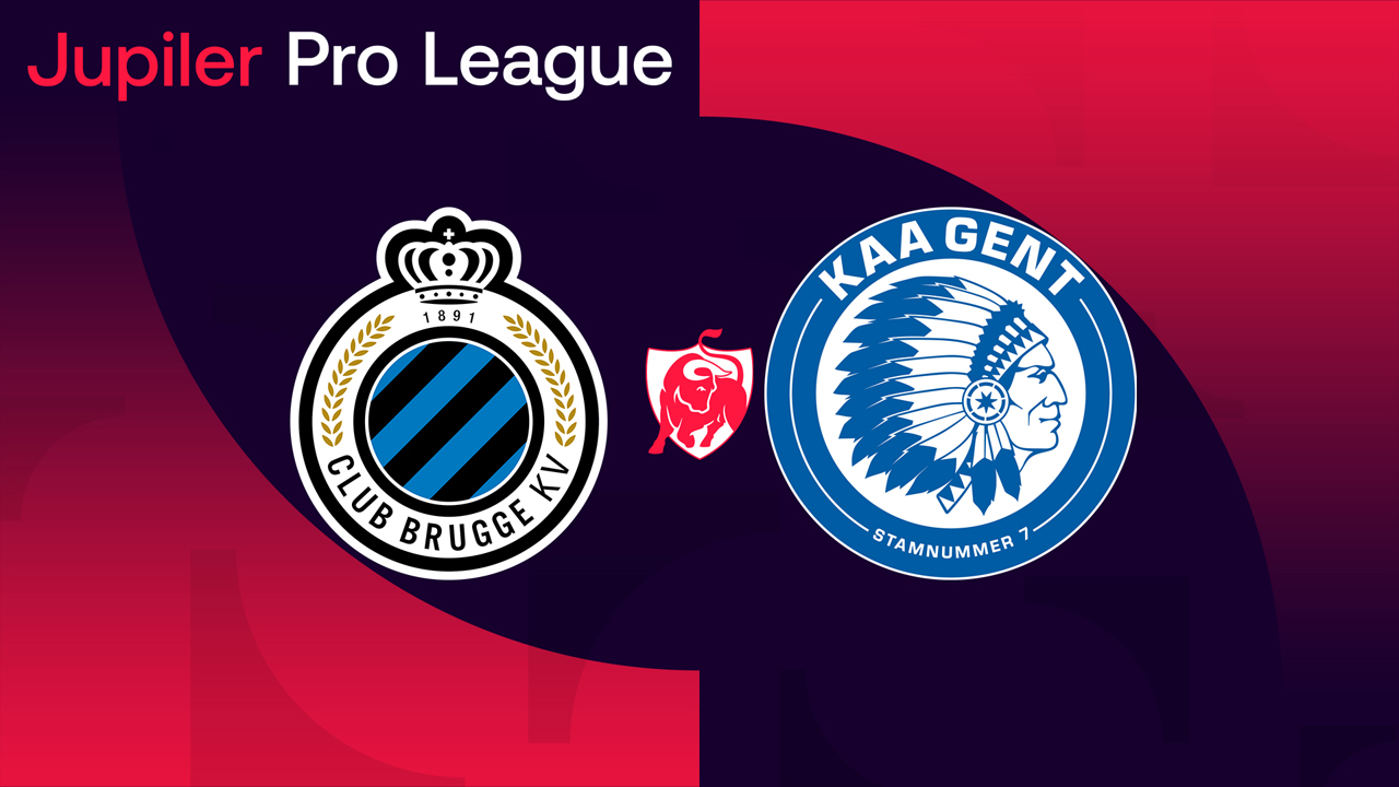 Club Brugge vs Gent poster