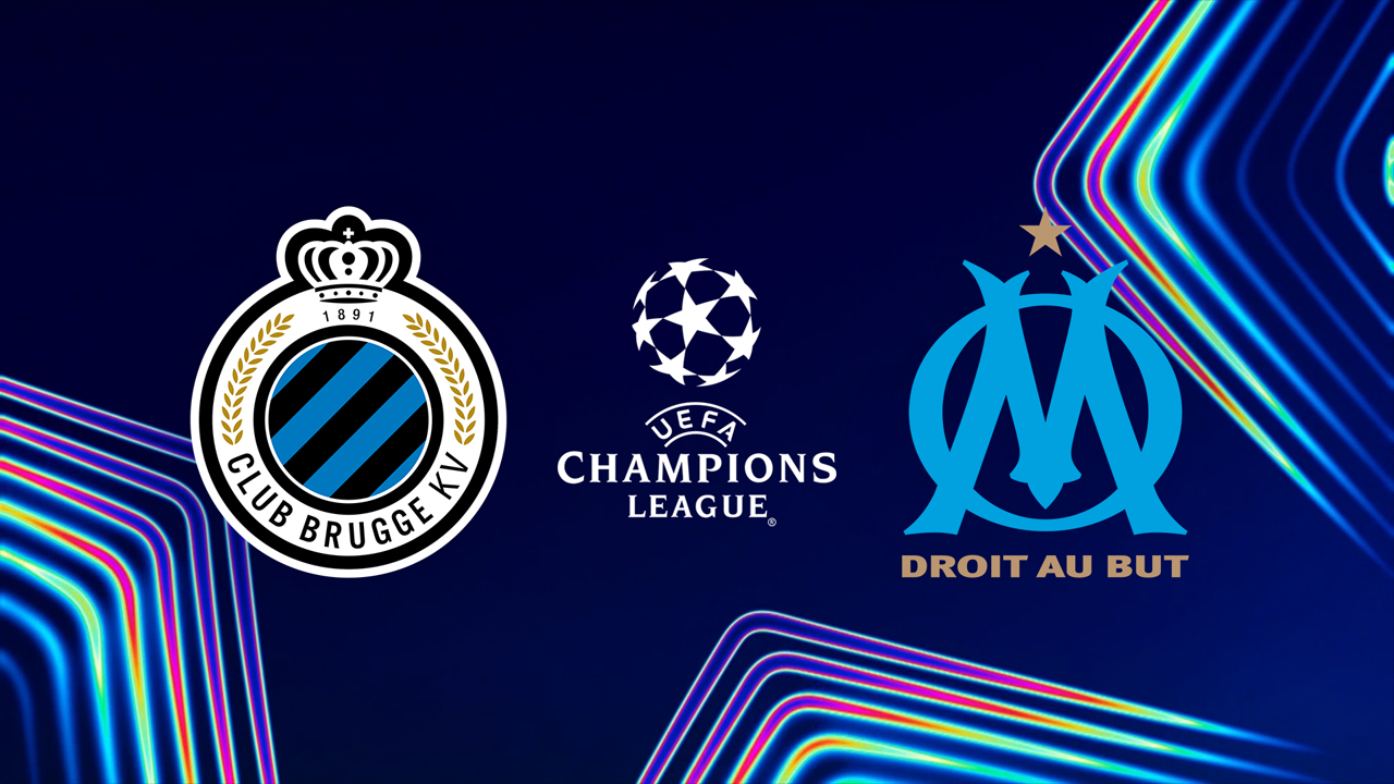 Club Brugge vs Marseille poster