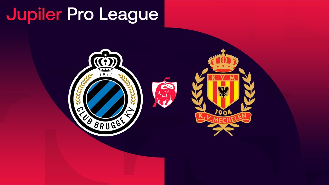 Club Brugge vs Mechelen poster