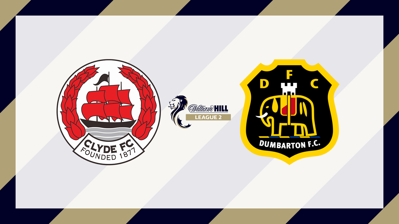 Clyde vs Dumbarton poster