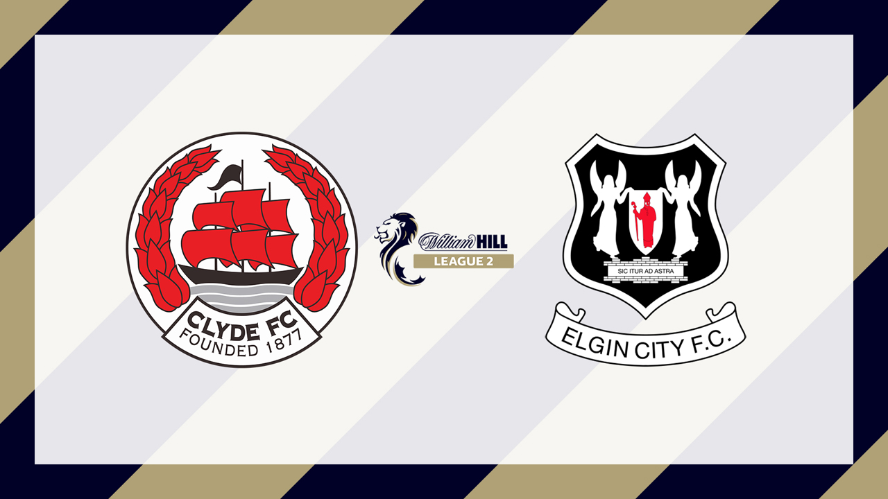 Clyde vs Elgin City poster