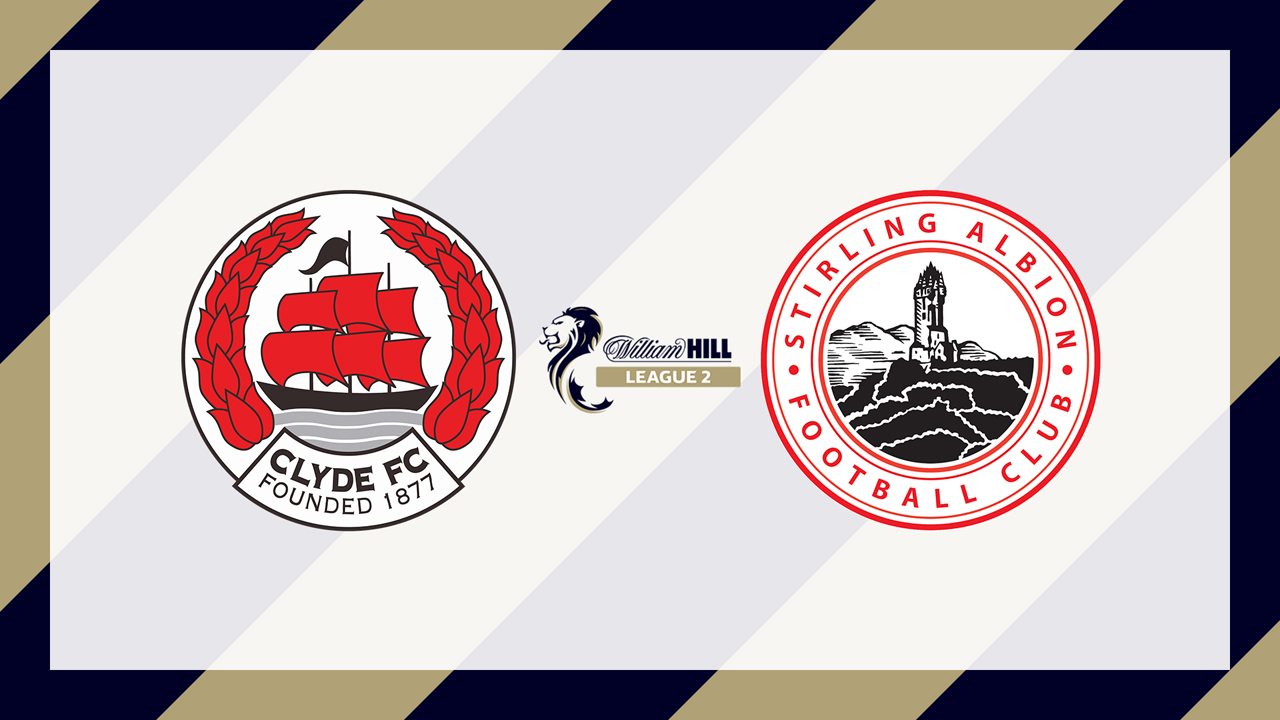 Clyde vs Stirling Albion poster