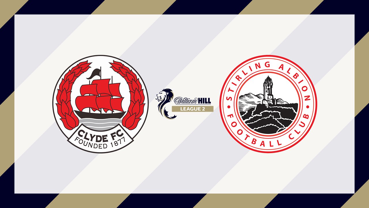 Clyde vs Stirling Albion poster