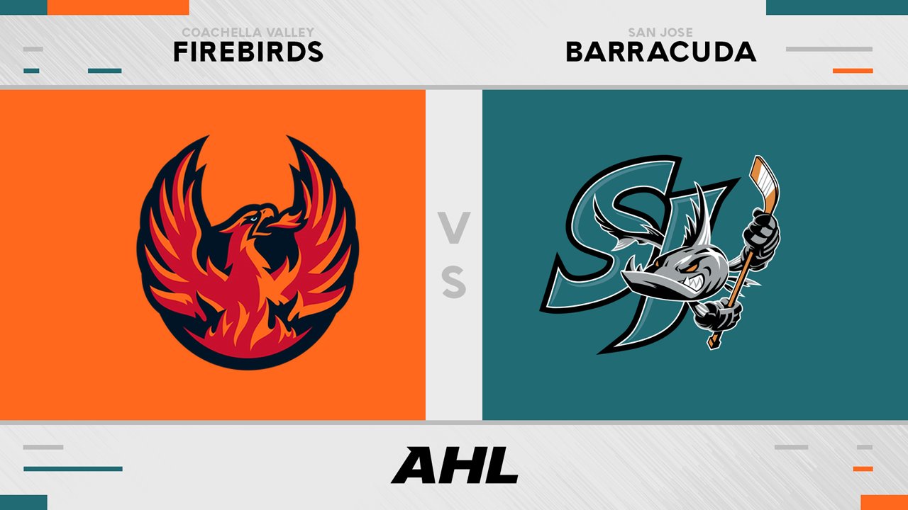 Coachella Valley Firebirds vs San Jose Barracuda poster