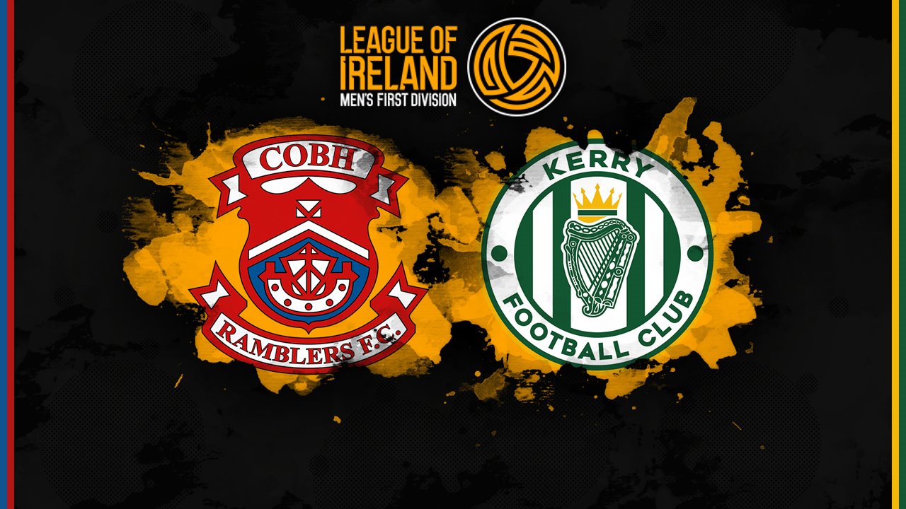 Cobh Ramblers vs Kerry poster
