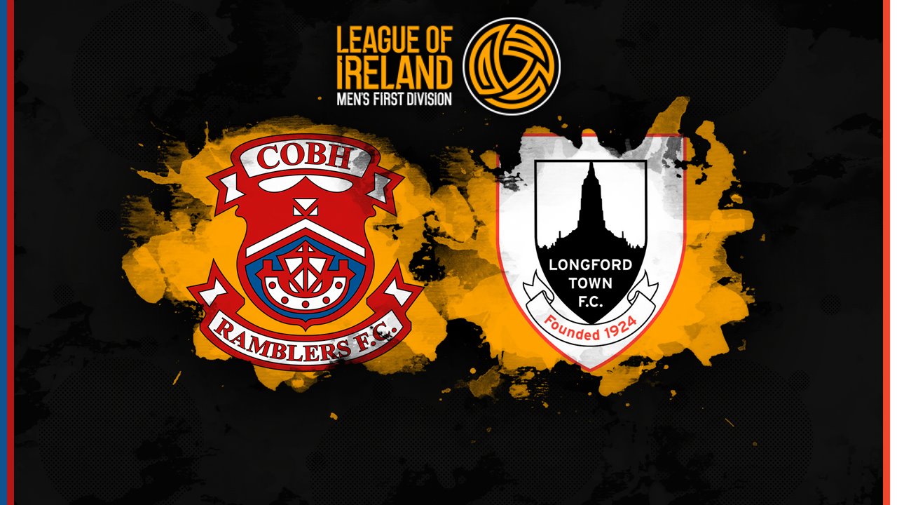 Cobh Ramblers vs Longford Town poster