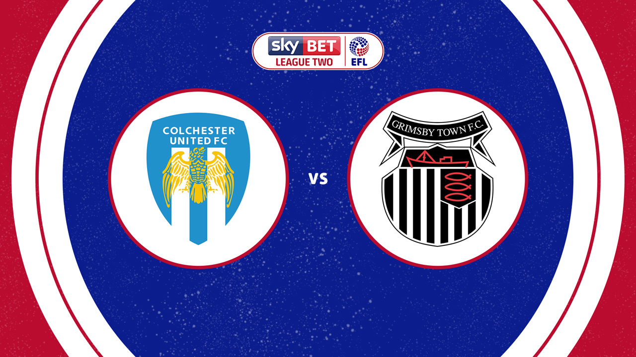 Colchester United vs Grimsby Town poster