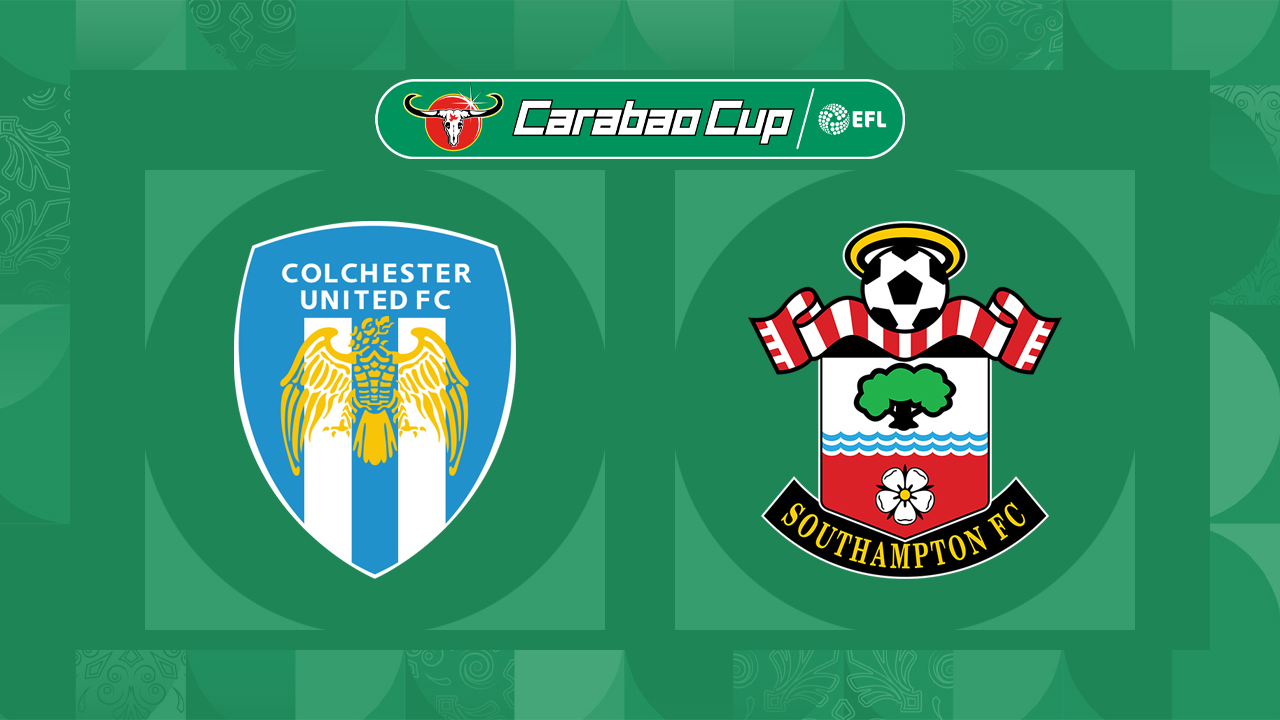 Colchester United vs Southampton poster