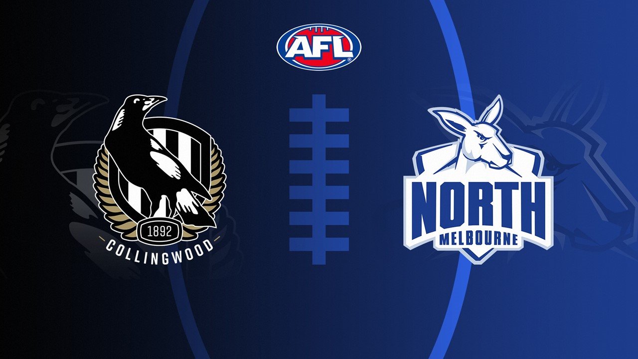 Collingwood Football Club vs North Melbourne Football Club poster