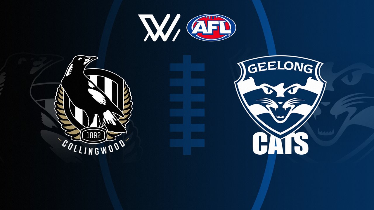 Collingwood Magpies Women vs Geelong Cats Women poster