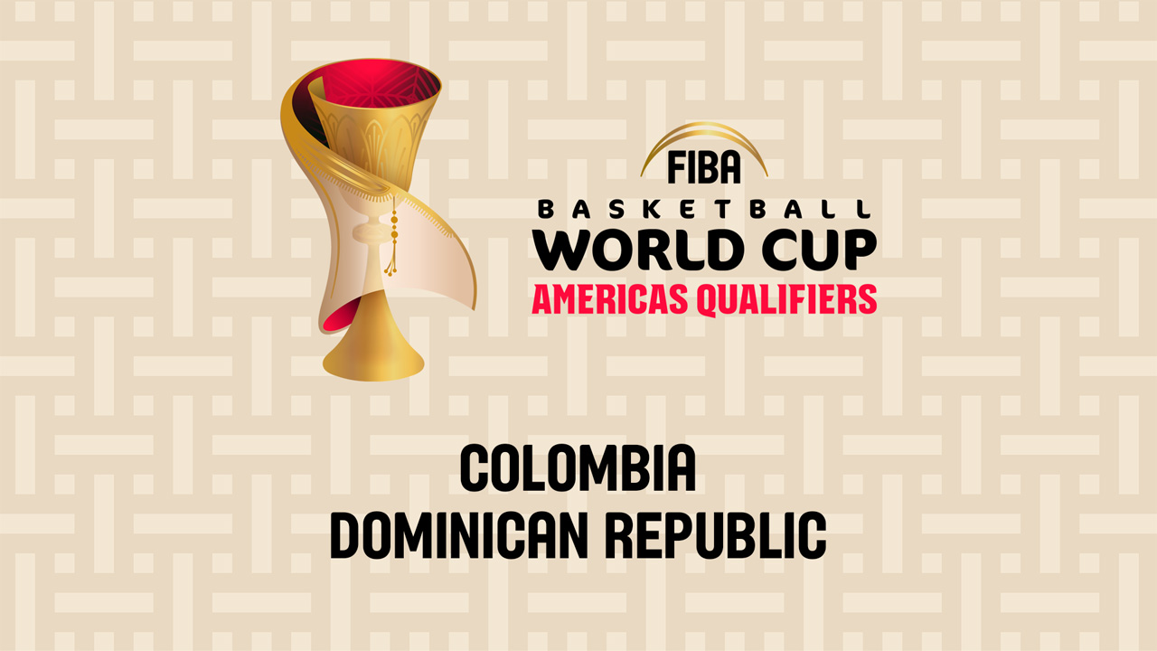 Colombia Basketball vs Dominican Republic Basketball poster