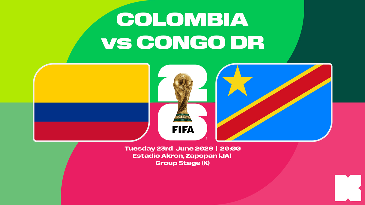Colombia vs DR Congo poster
