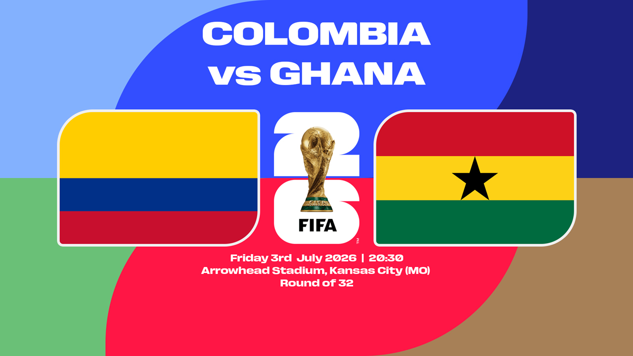 Colombia vs Ghana poster