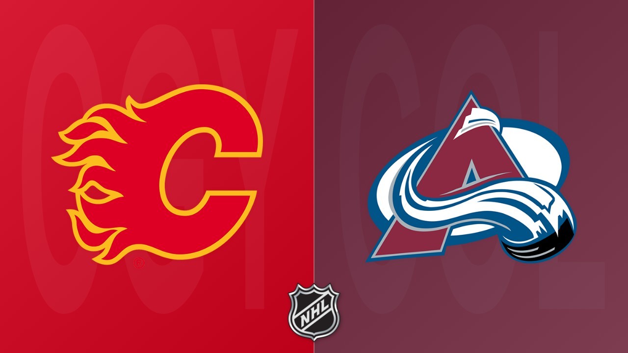Colorado Avalanche vs Calgary Flames poster