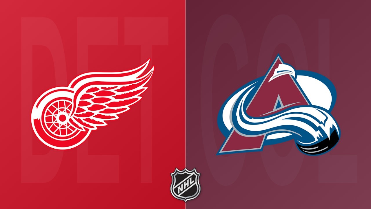 Colorado Avalanche vs Detroit Red Wings poster