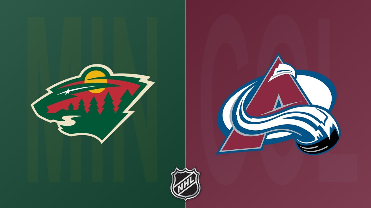 Colorado Avalanche vs Minnesota Wild poster