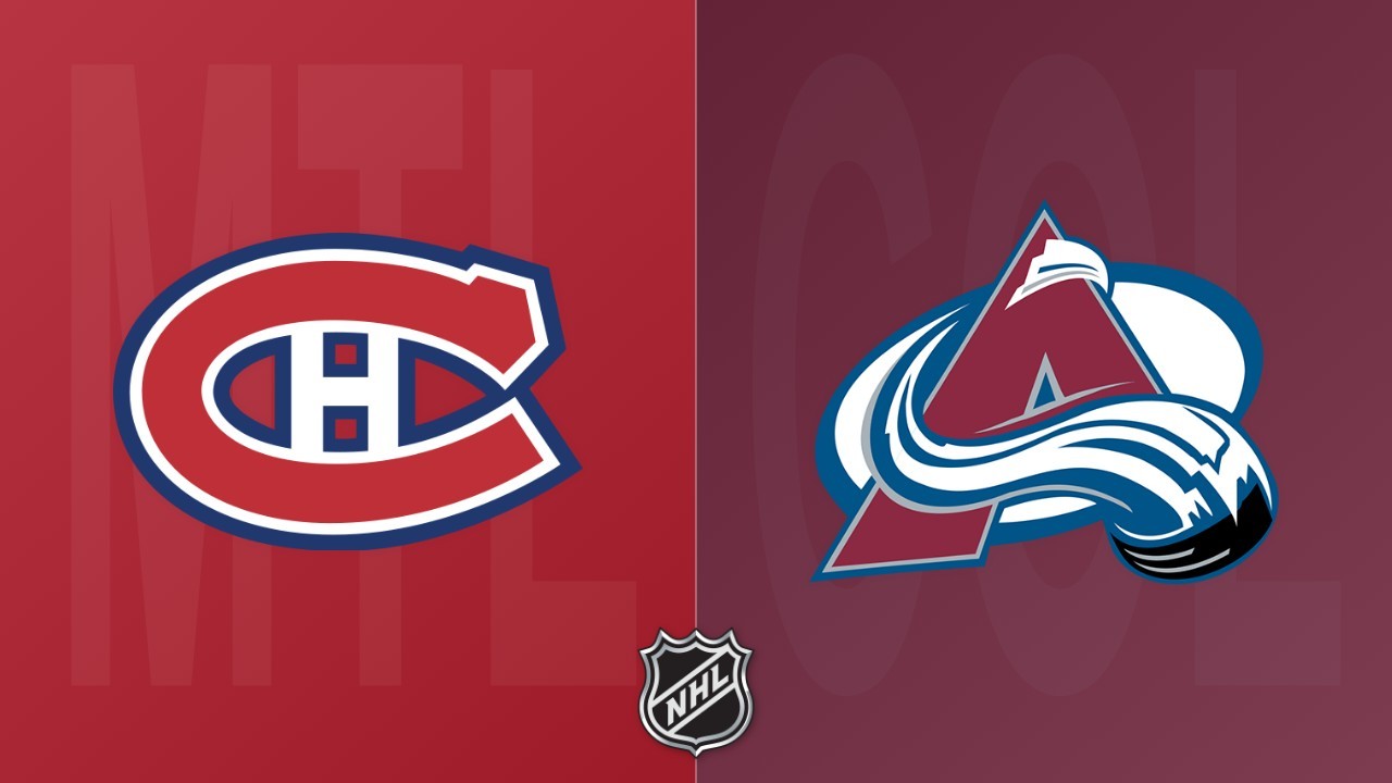 Colorado Avalanche vs Montreal Canadiens poster