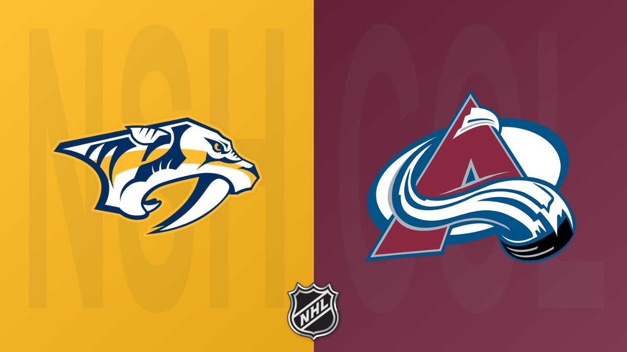 Colorado Avalanche vs Nashville Predators poster