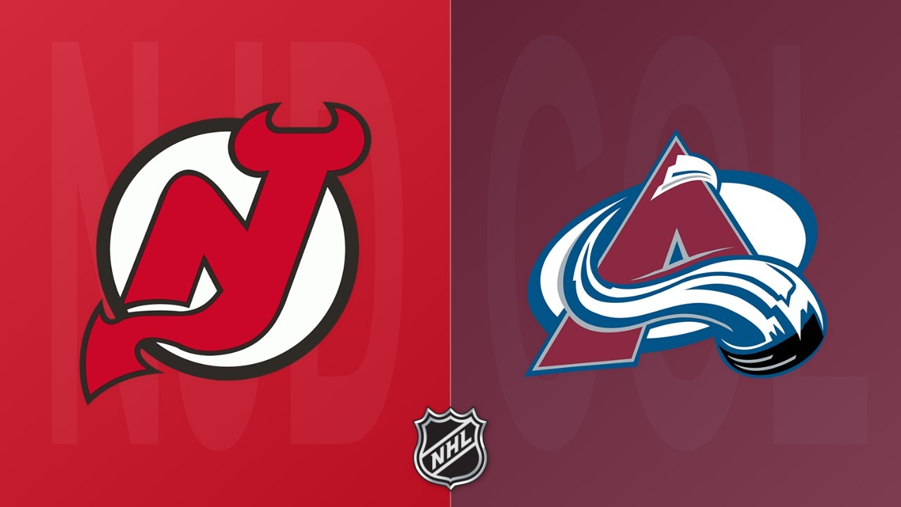 Colorado Avalanche vs New Jersey Devils poster