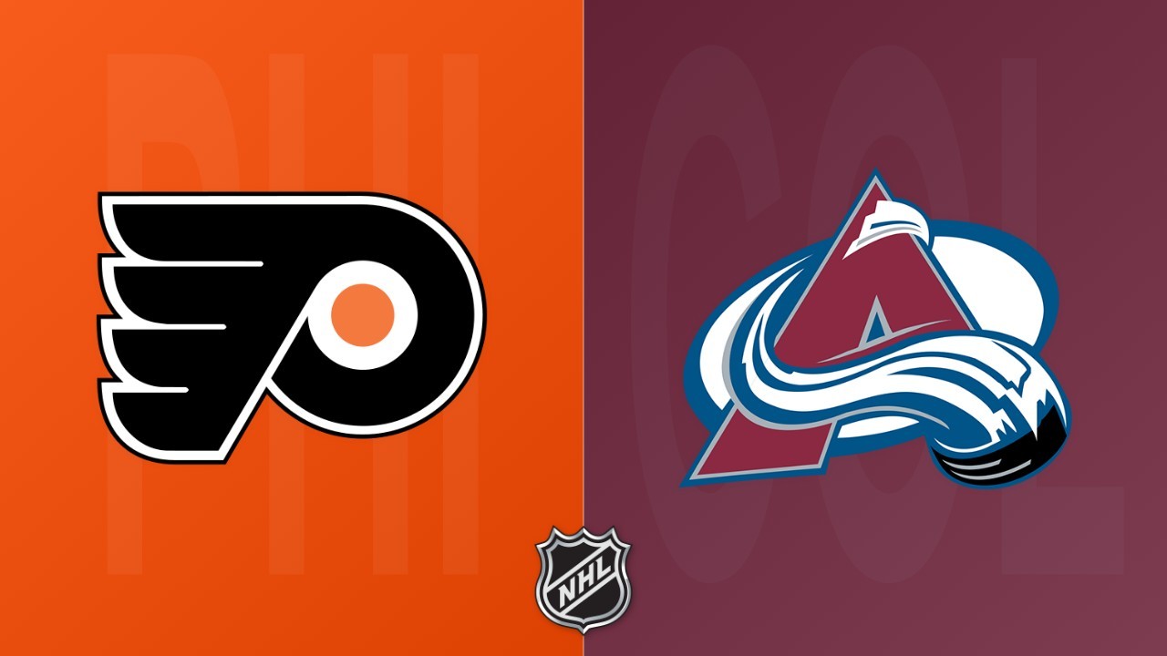 Colorado Avalanche vs Philadelphia Flyers poster