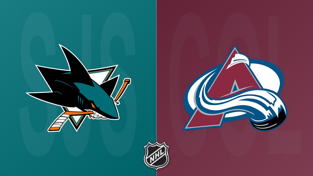 Colorado Avalanche vs San Jose Sharks poster