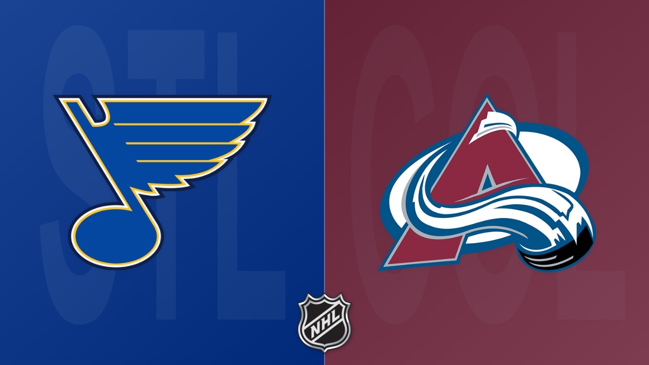 Colorado Avalanche vs St. Louis Blues poster