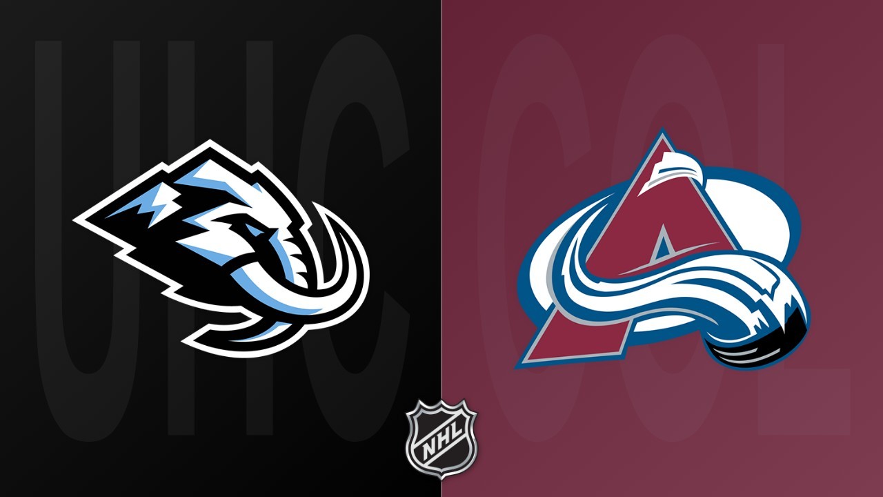 Colorado Avalanche vs Utah Mammoth poster