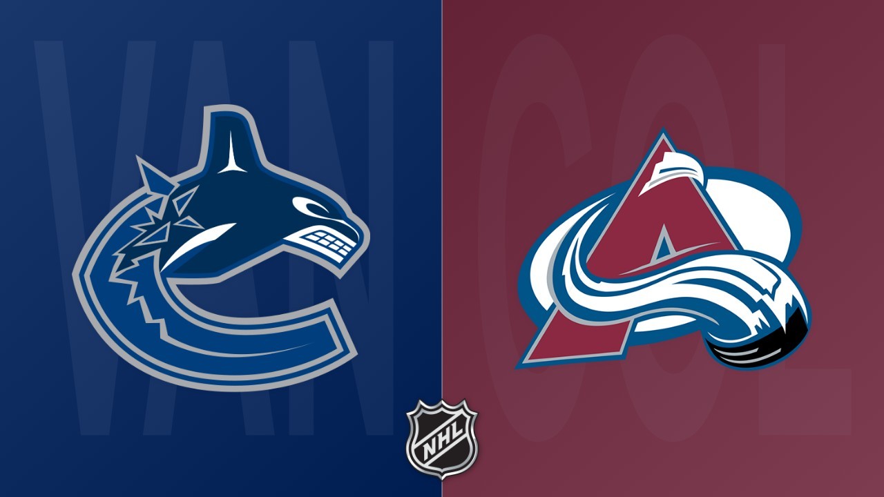 Colorado Avalanche vs Vancouver Canucks poster