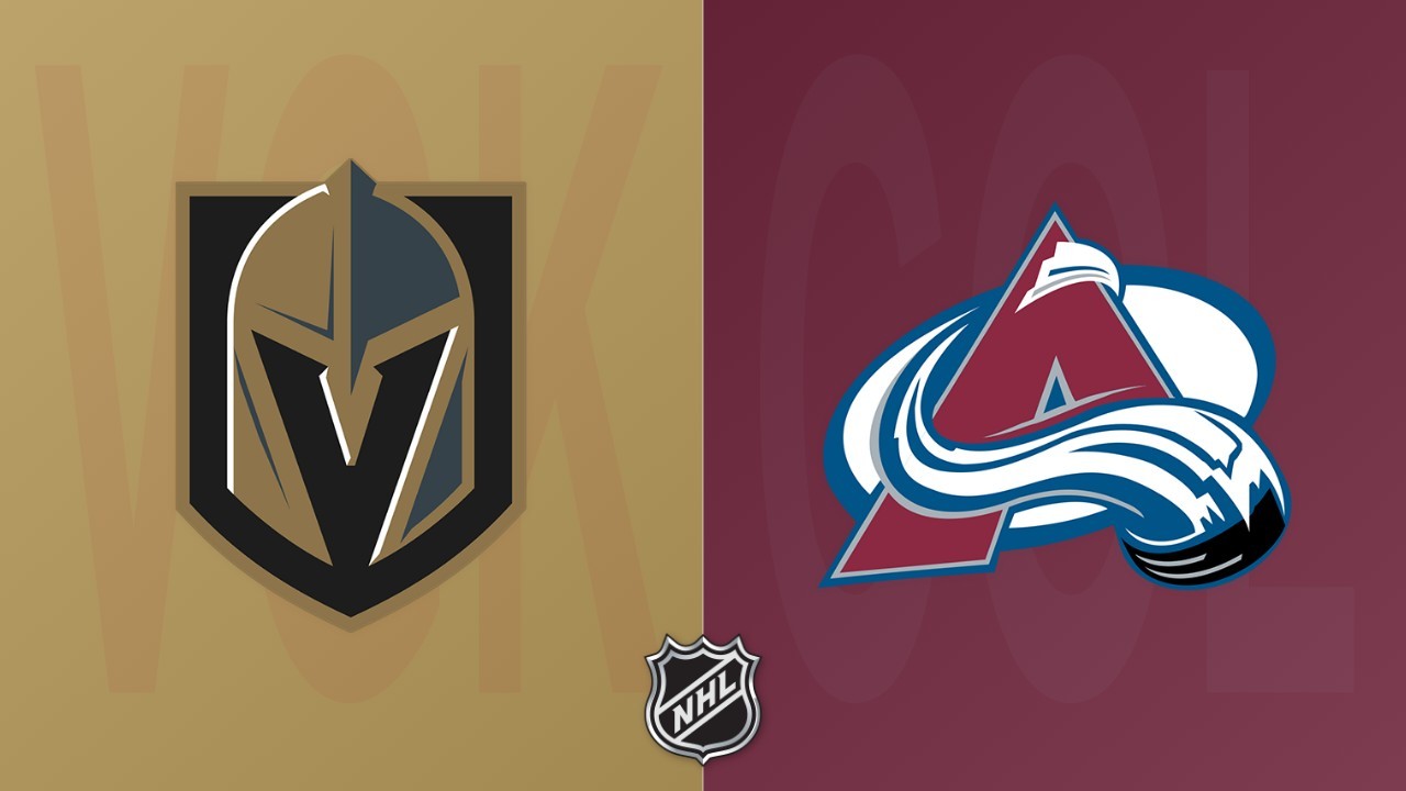 Colorado Avalanche vs Vegas Golden Knights poster