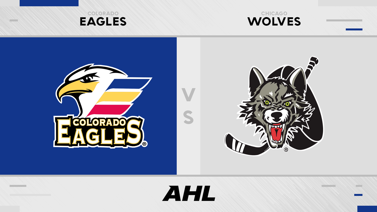 Colorado Eagles vs Chicago Wolves poster